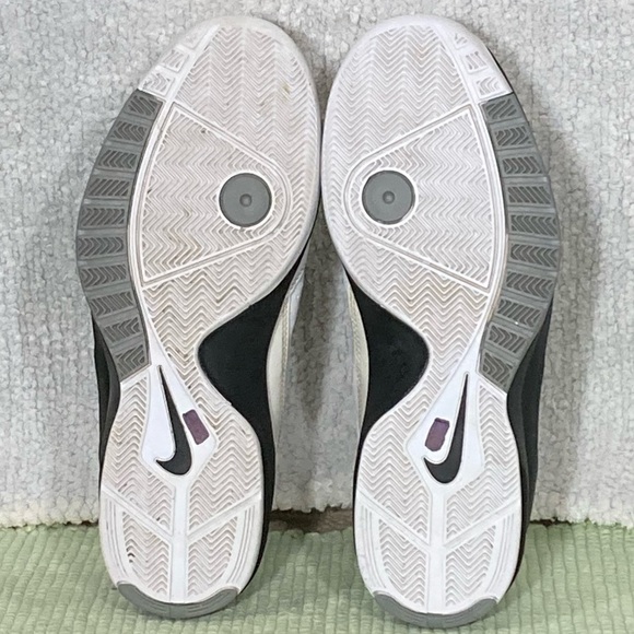 Nike Air Max Hyped INT TB White Silver Leather Sneaker Shoes - Mens 7.5 & W 9 - Picture 8 of 9